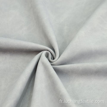 Tissu d&#39;ameublement en velours en polyester